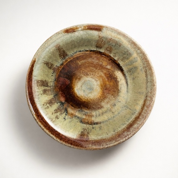 Vintage Other - GORGEOUS HANDMADE STUDIO POTTERY BOWL‎ NEUTRAL STUNNING COLORS MID-CENTURY STYLE